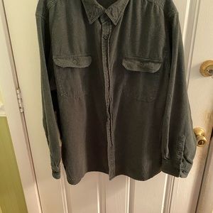 Faded Glory Long Sleeve Light Weight Flannel Shirt